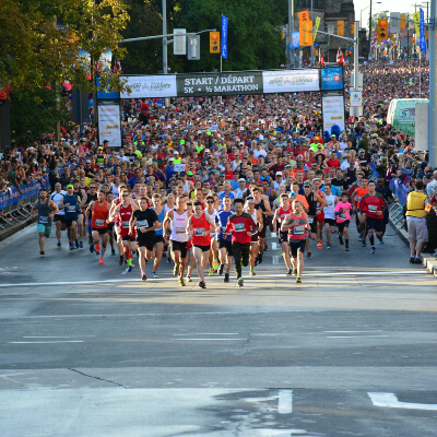 marathon de montréal course
